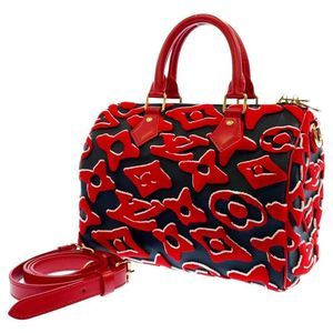 Monogram Tufted Speedy Bandouliere Urs Fischer Collaboration